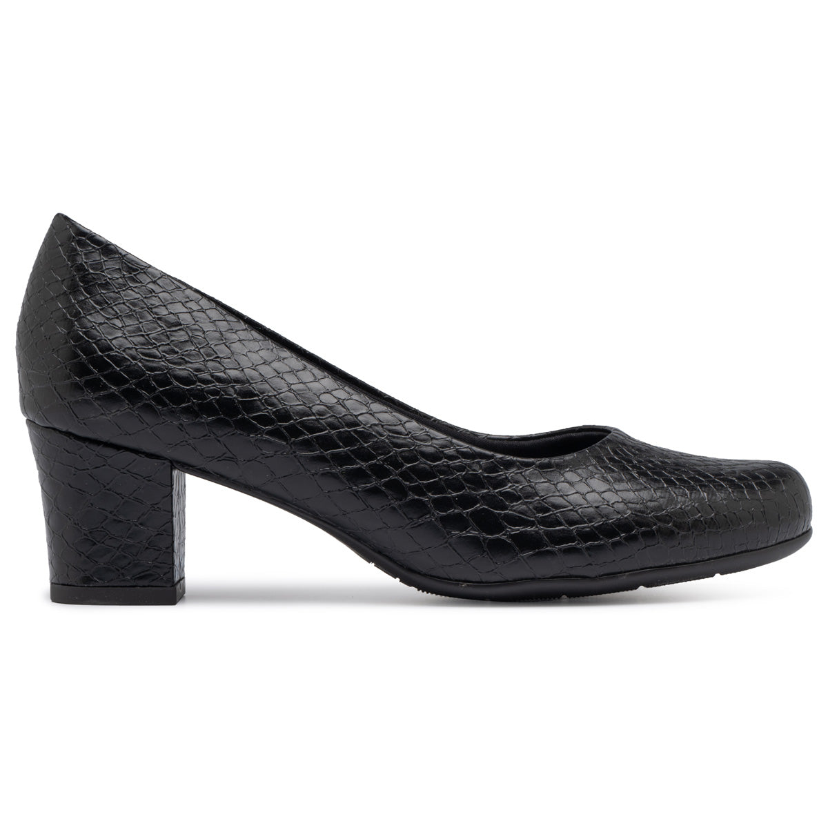 Zapato Laura Negro Crocco