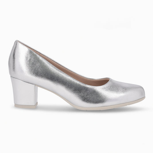 Zapato Laura Plateado