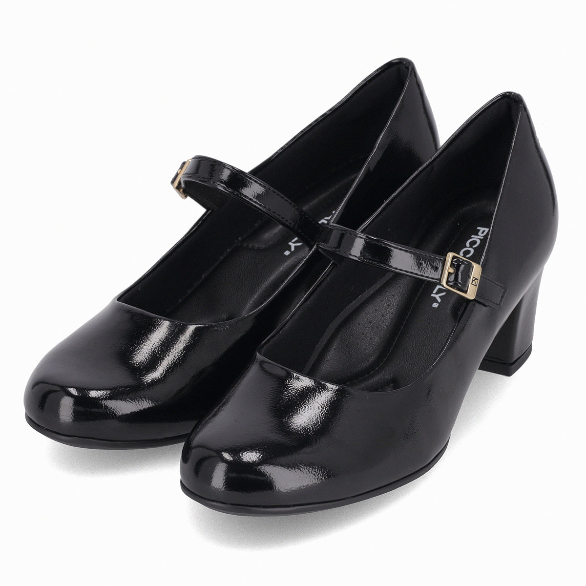 Zapato Mary Jane Laura Negro/Charol