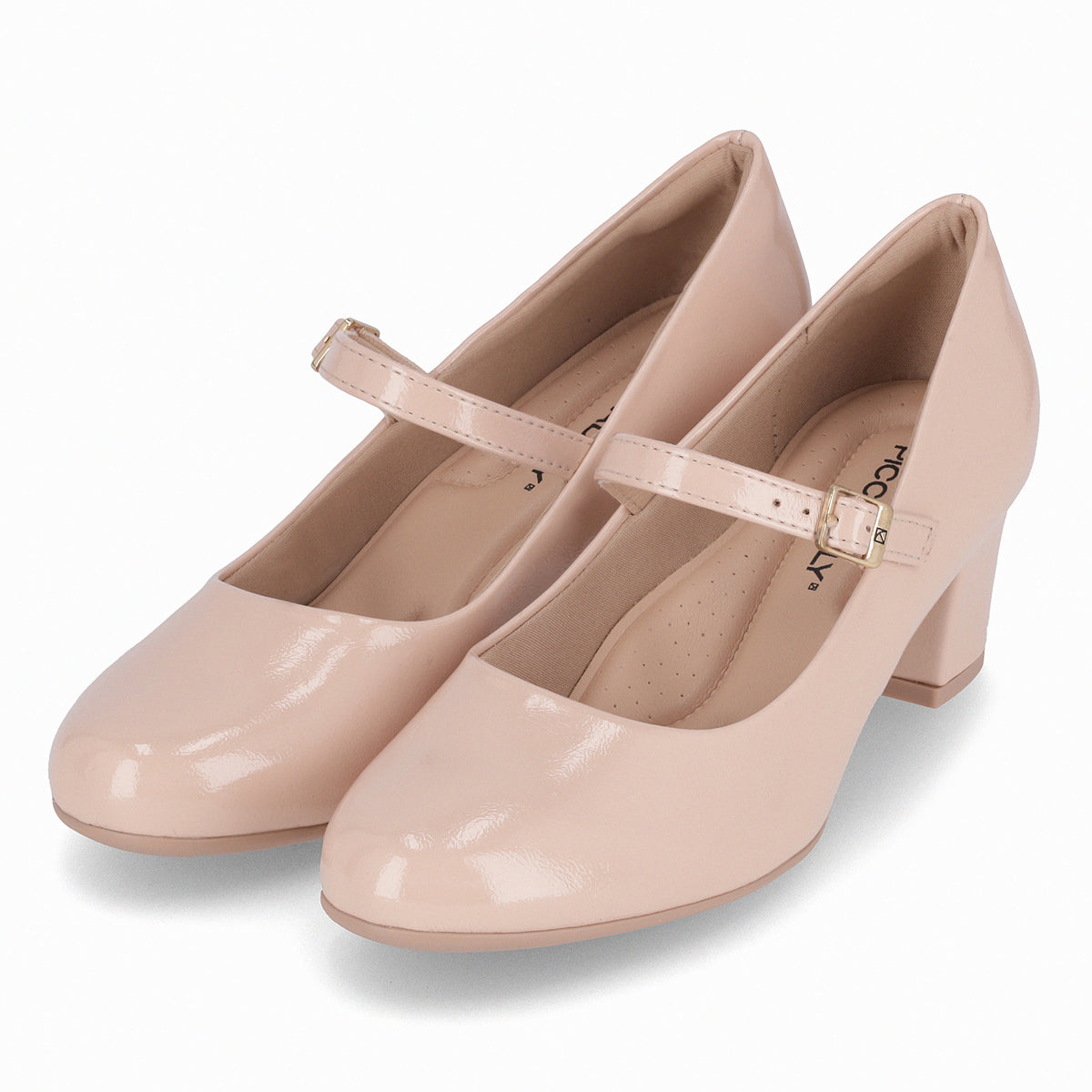 Zapato Mary Jane Rosa/Charol Laura
