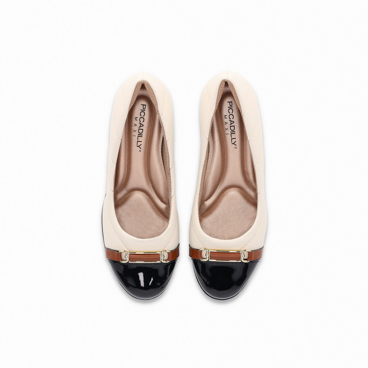 Zapato Beth 93 Negro/Crema