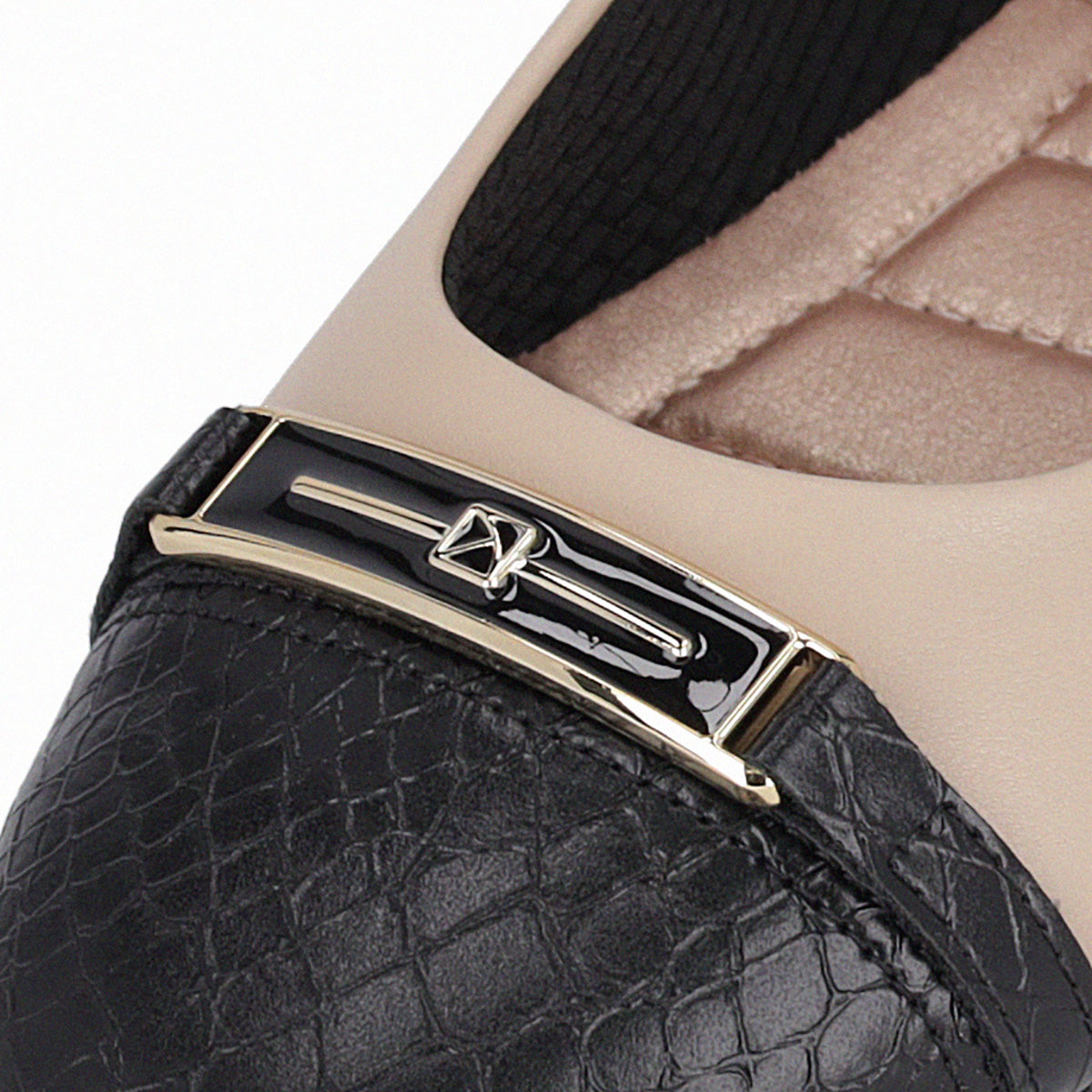Ballerina Michele Negro/Taupe