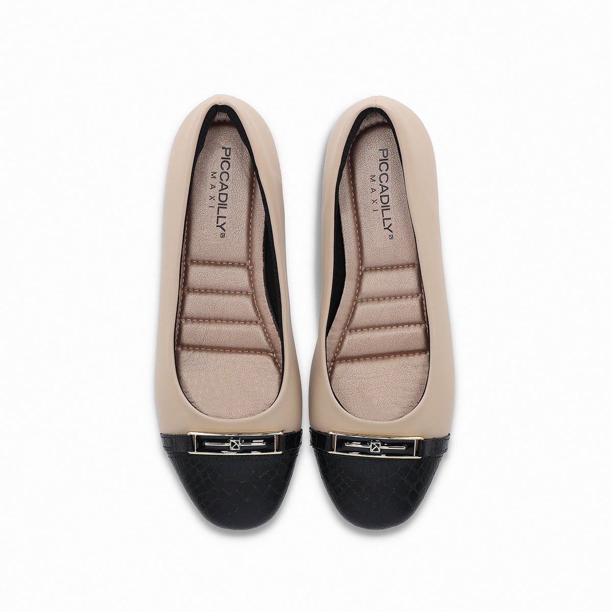 Ballerina Michele Negro/Taupe