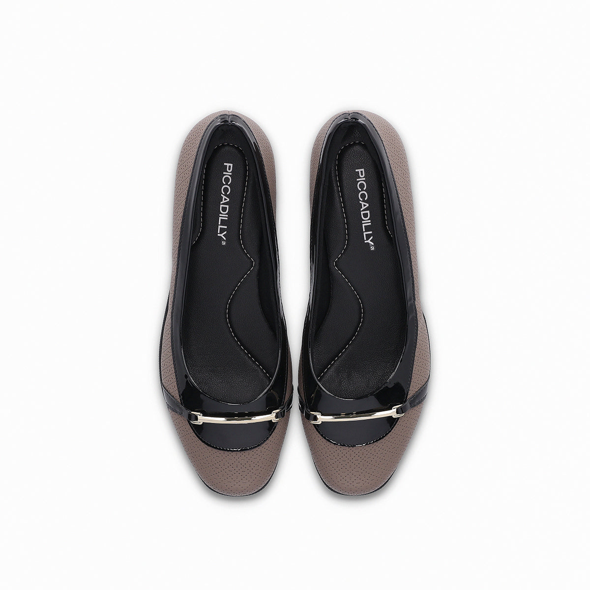 Zapato Ivone Anabela Negro/Taupe