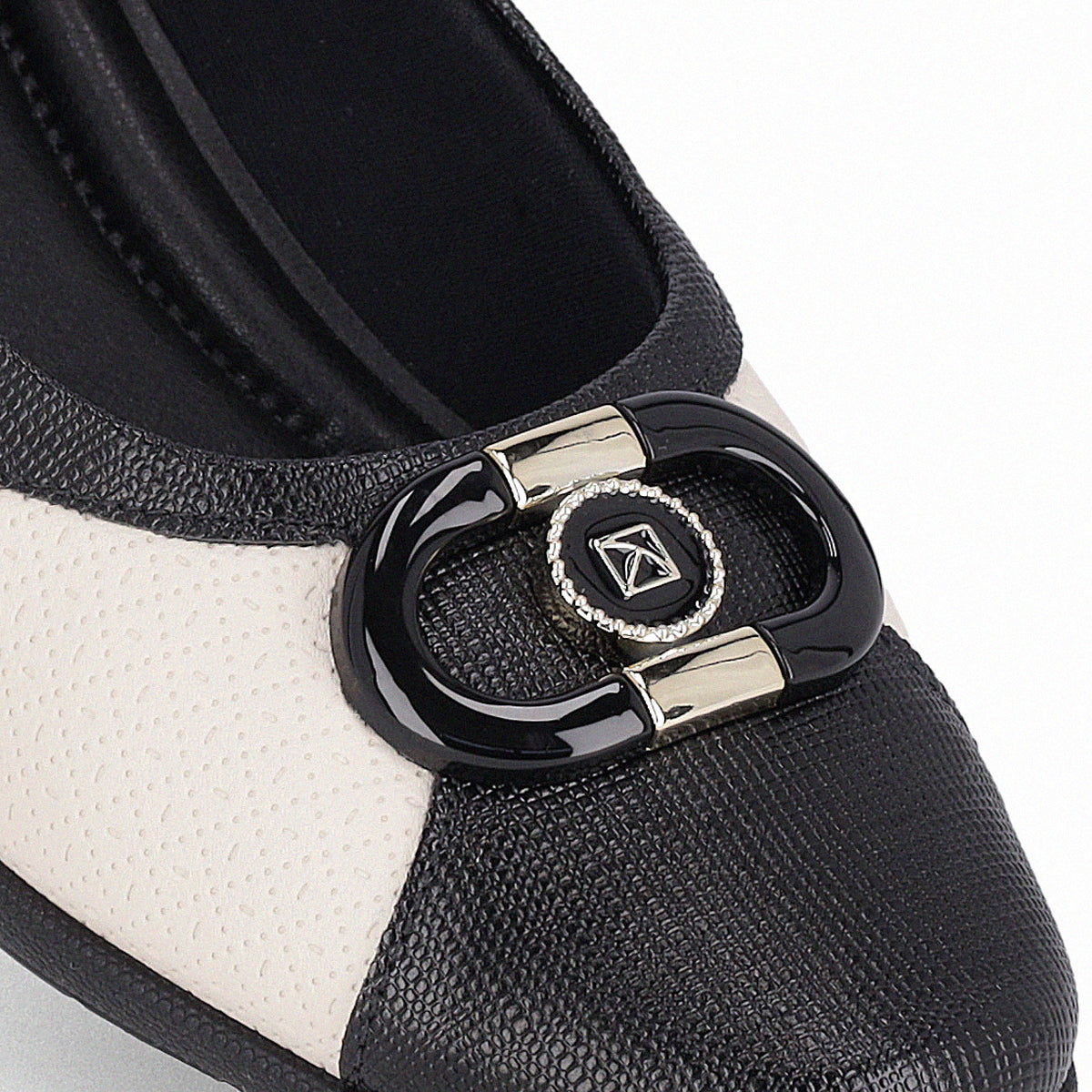 Zapato Ivone 72 Negro/Blanco