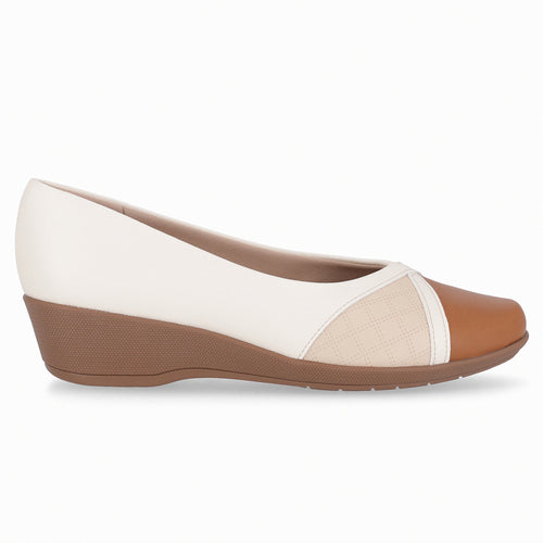 Zapato Ivone Nude/Café