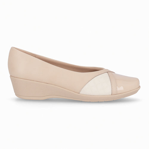 Zapato Ivone Beige/Crema