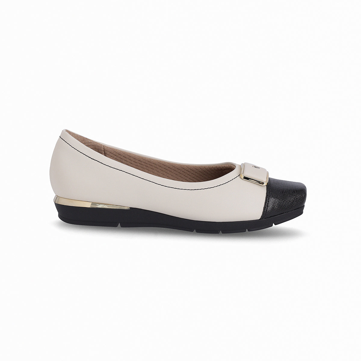Zapato Fernanda Blanco/Negro