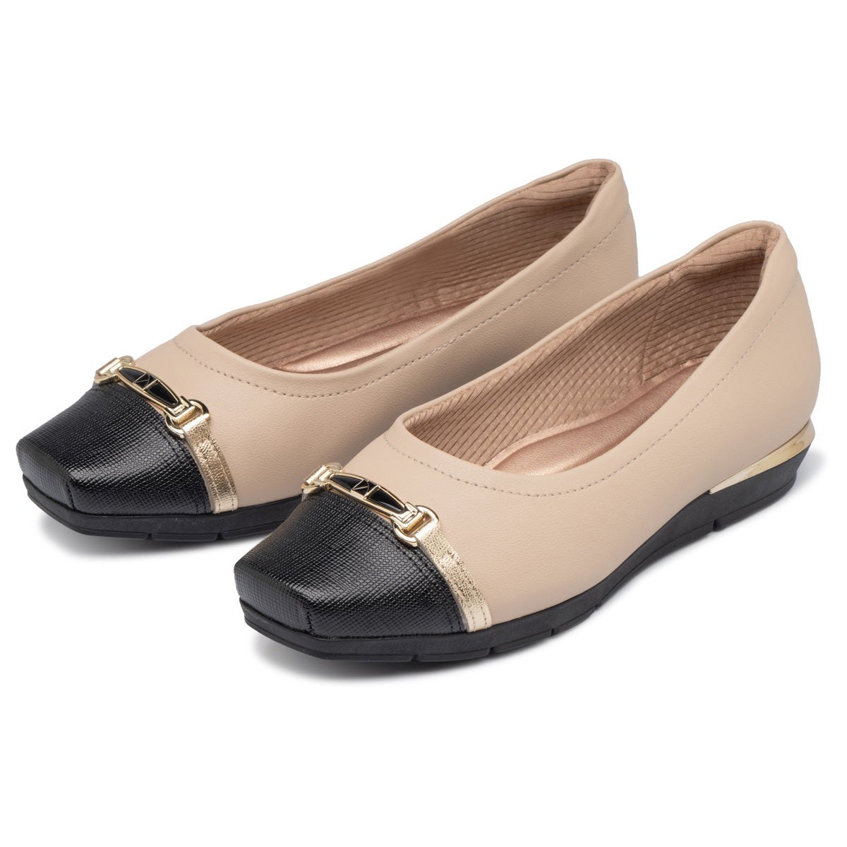 Zapato Fernanda Negro/Oro