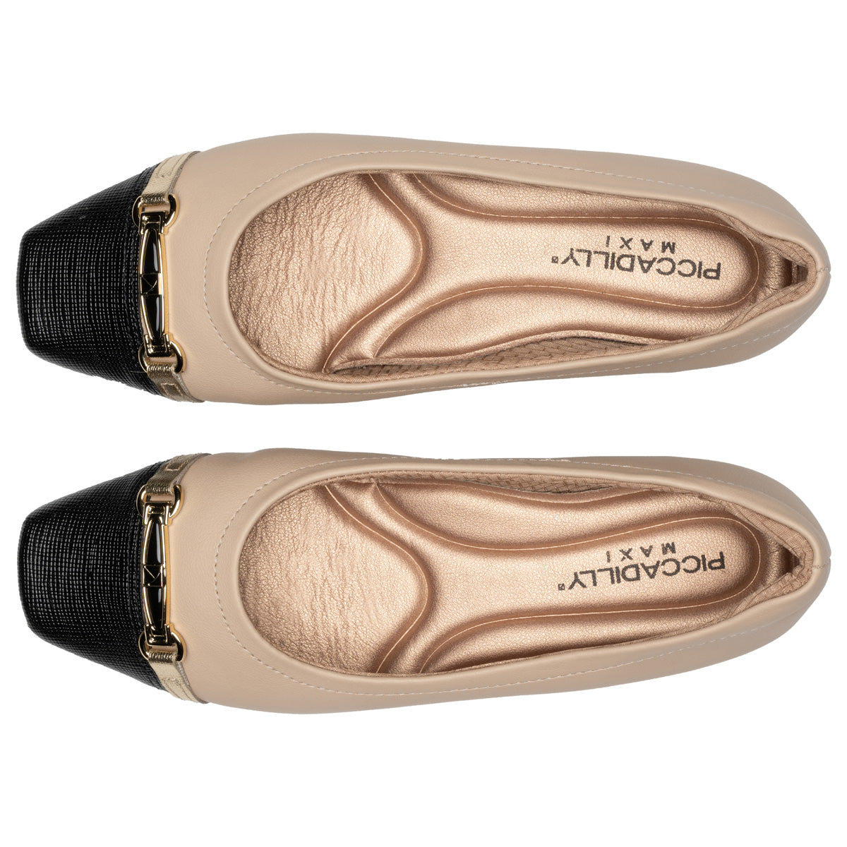 Zapato Fernanda Negro/Oro
