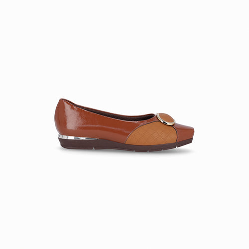 Zapato  Fernanda 85 Caramelo