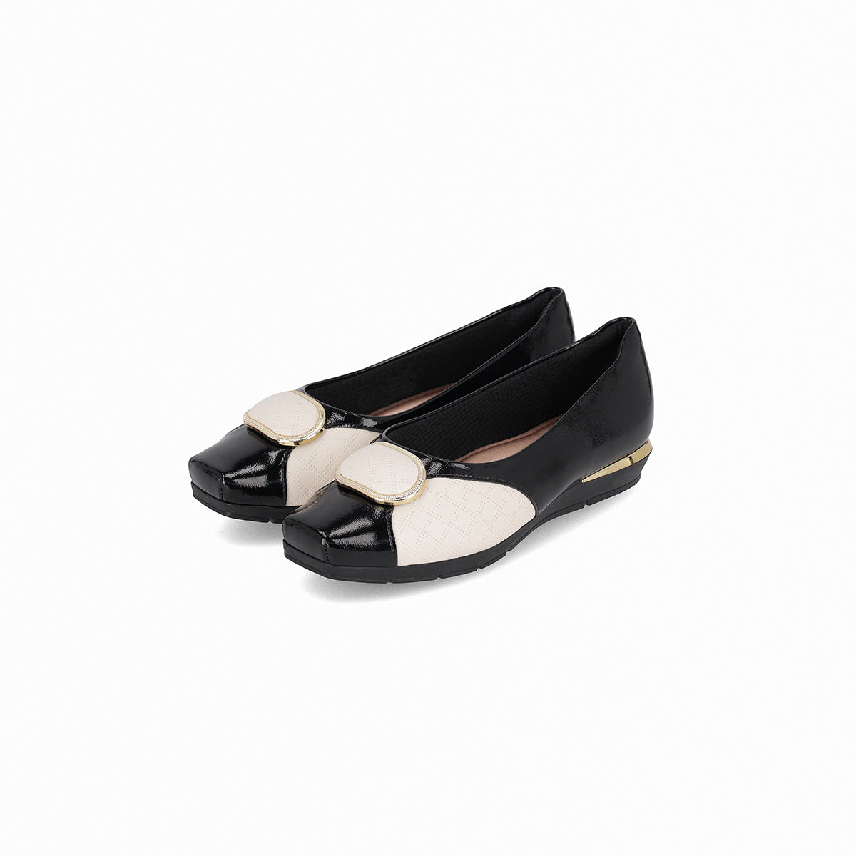 Zapato Fernanda 85 Negro/Blanco