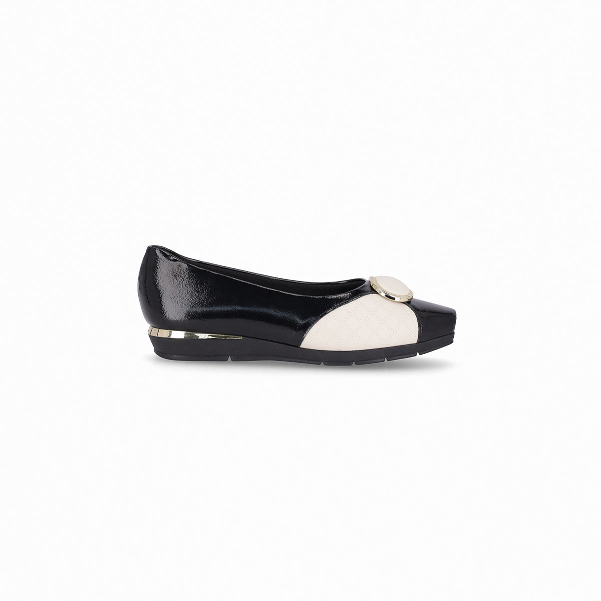 Zapato Fernanda 85 Negro/Blanco