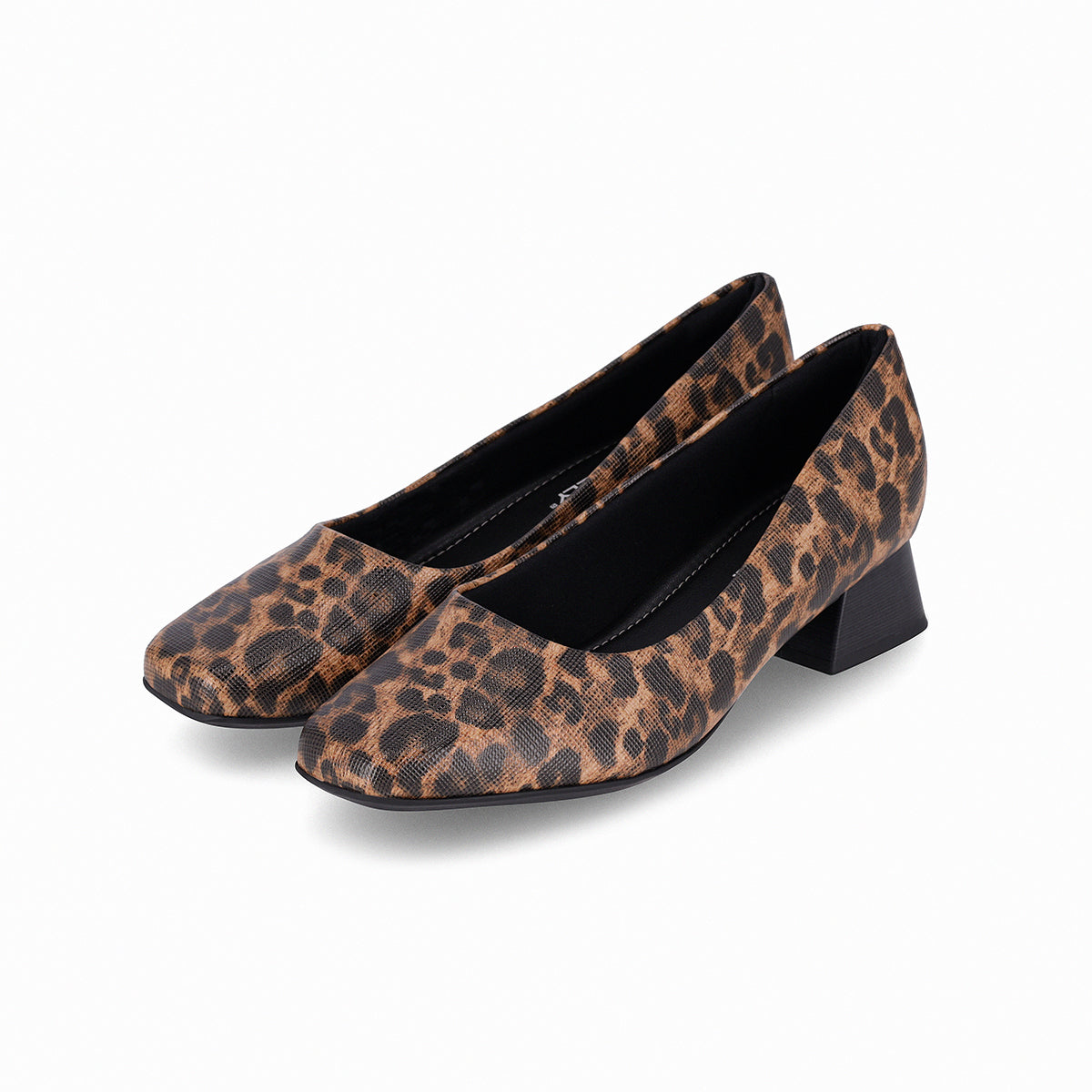 Zapato Tati Negro/AnimalPrint