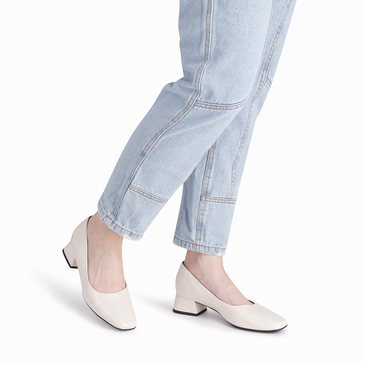 Zapato Tati Crema/Charol