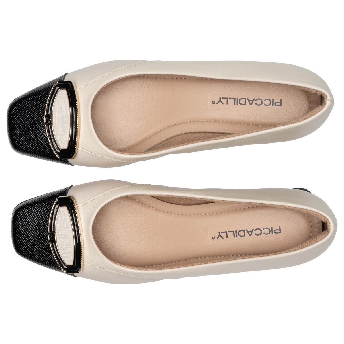 Zapato Tati Hueso/Negro 324