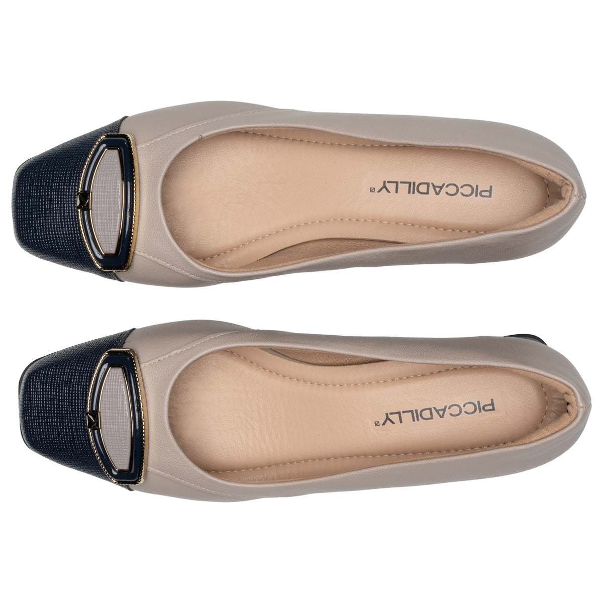 Zapato Tati Azul/Taupe 324