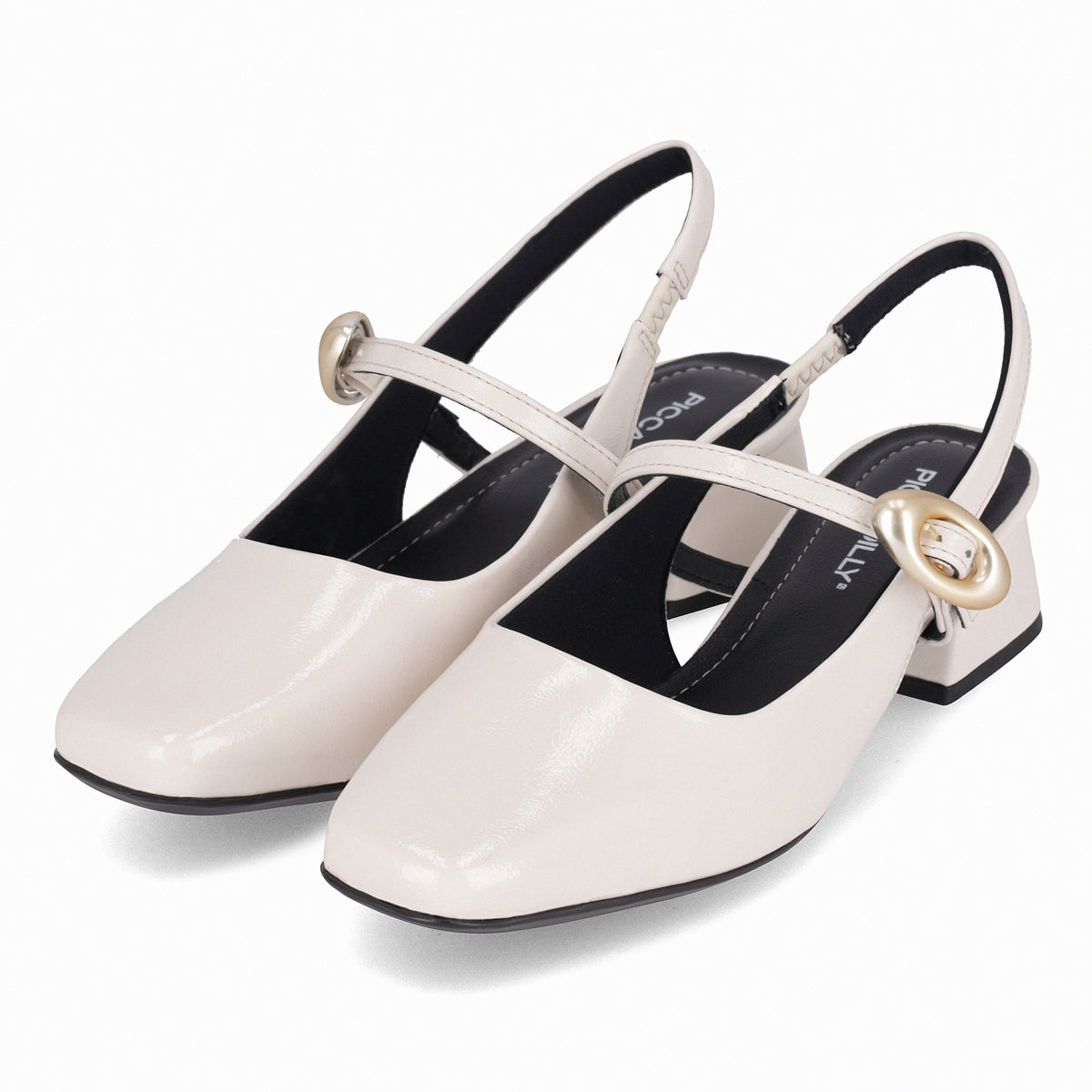 Zapato Tati Crema/Charol 82