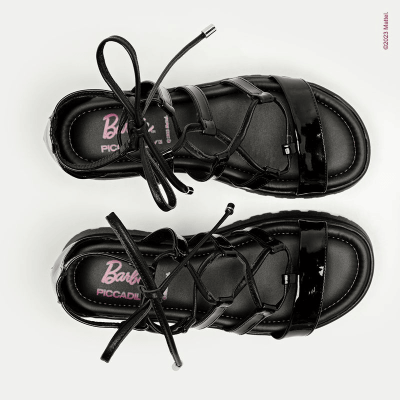 Sandalia Barbie 220072 Negro