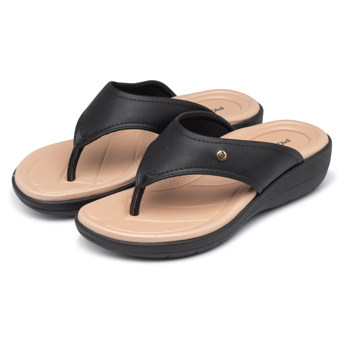 Sandalia Fascitis Anabela Negro 400