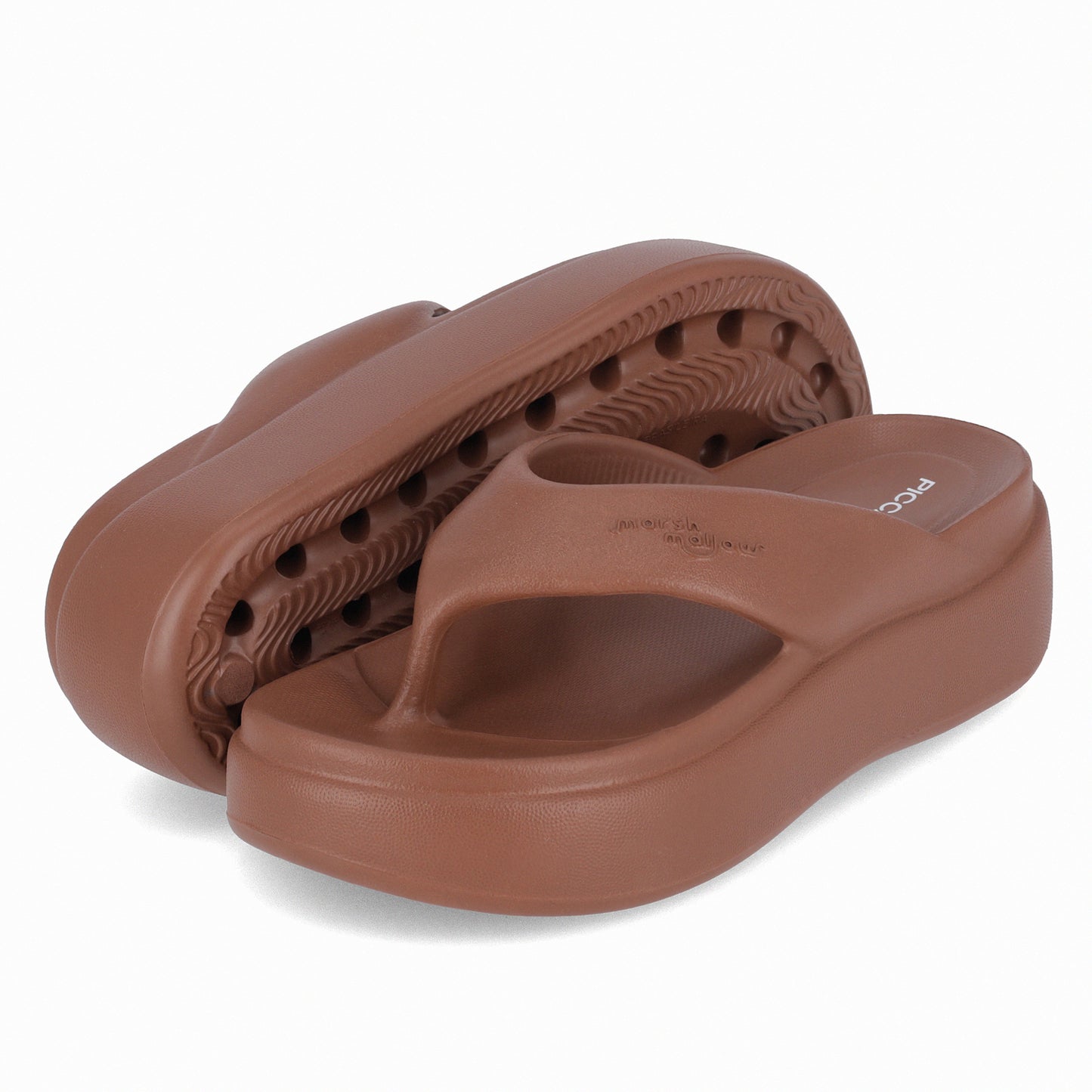 Sandalia Marshmallow Plataforma Chocolate
