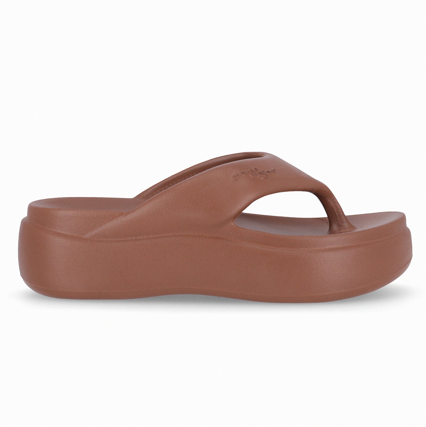 Sandalia Marshmallow Plataforma Chocolate