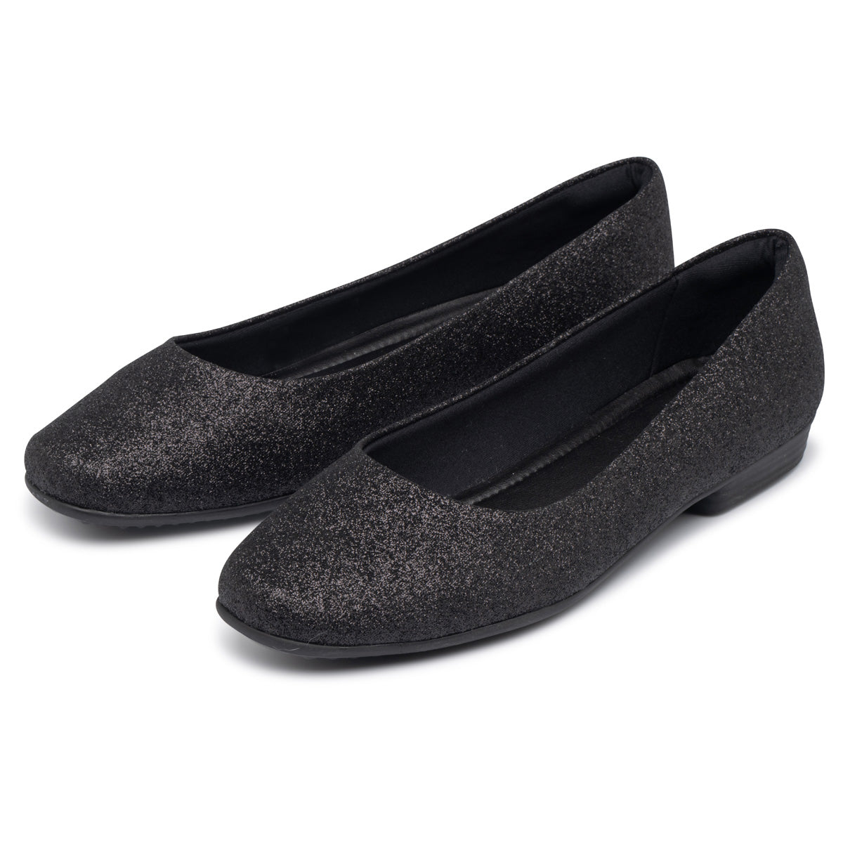 Zapato Raquel Negro Glitter