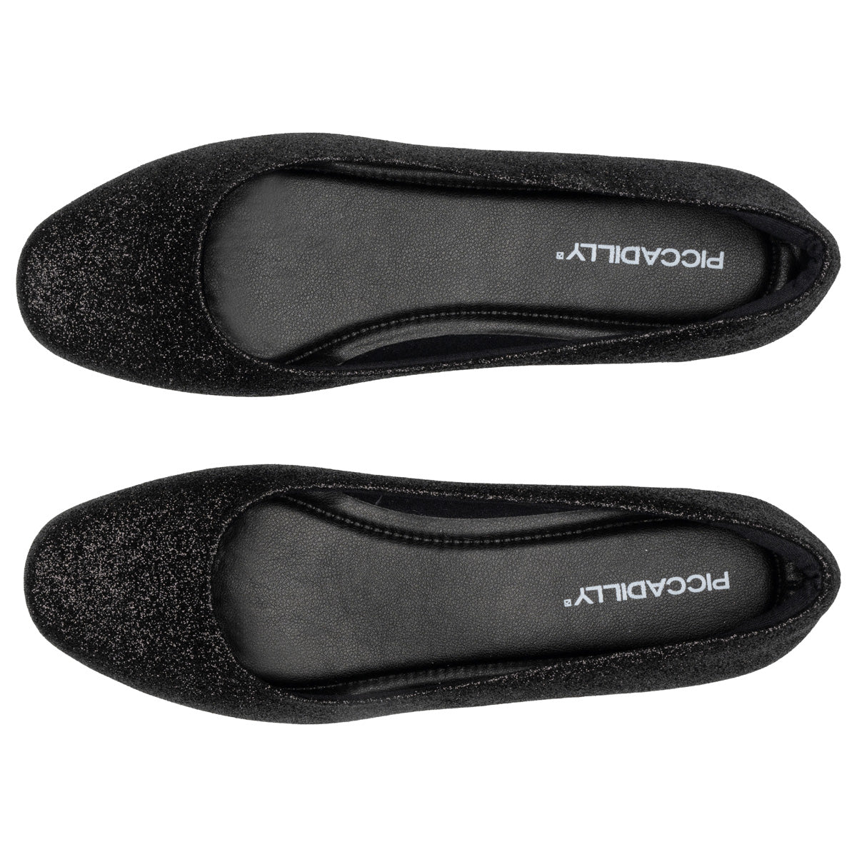 Zapato Raquel Negro Glitter