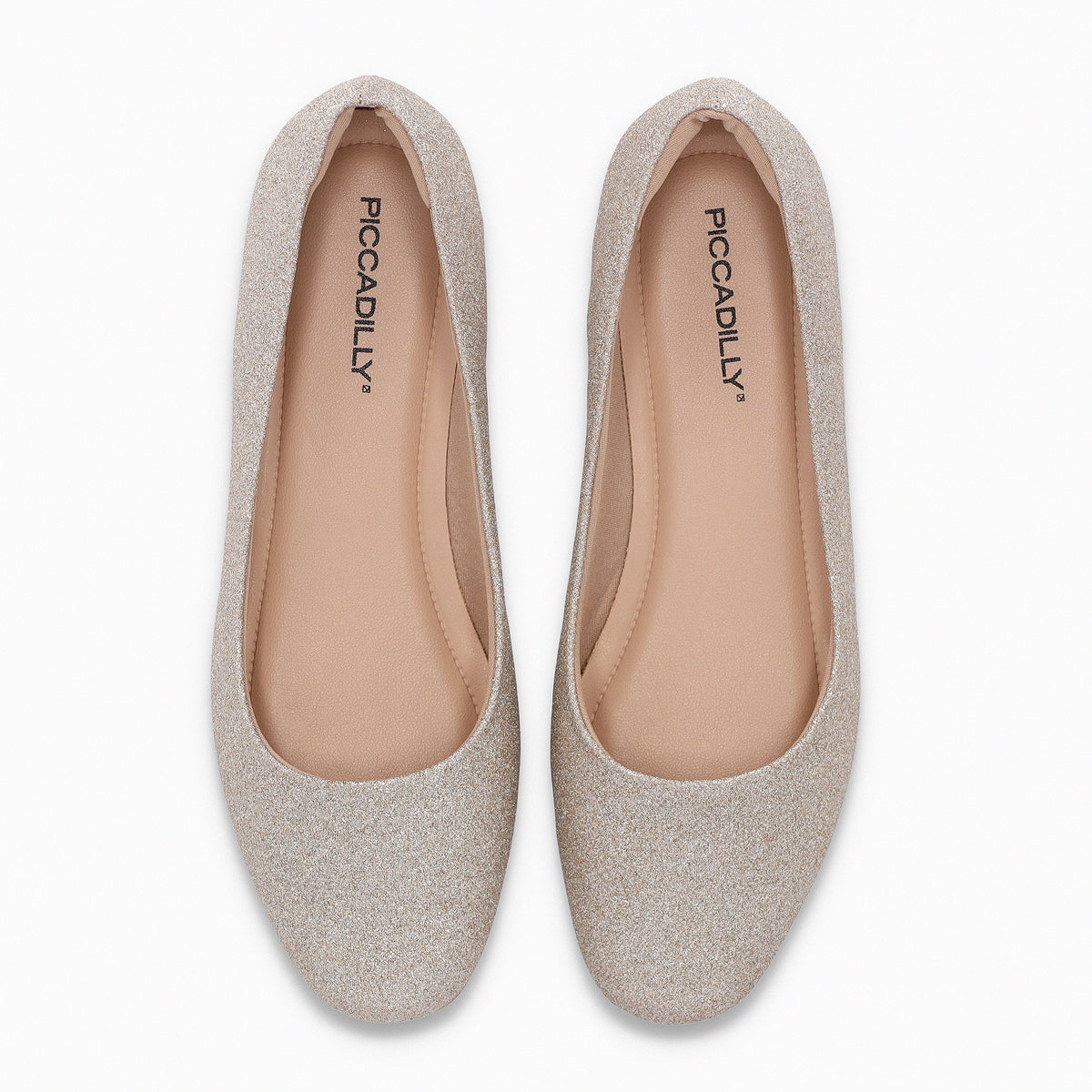 Ballerina Raquel Champagne/Glitter