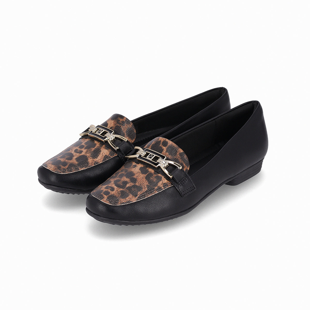Zapato Raquel Animal Print/Negro