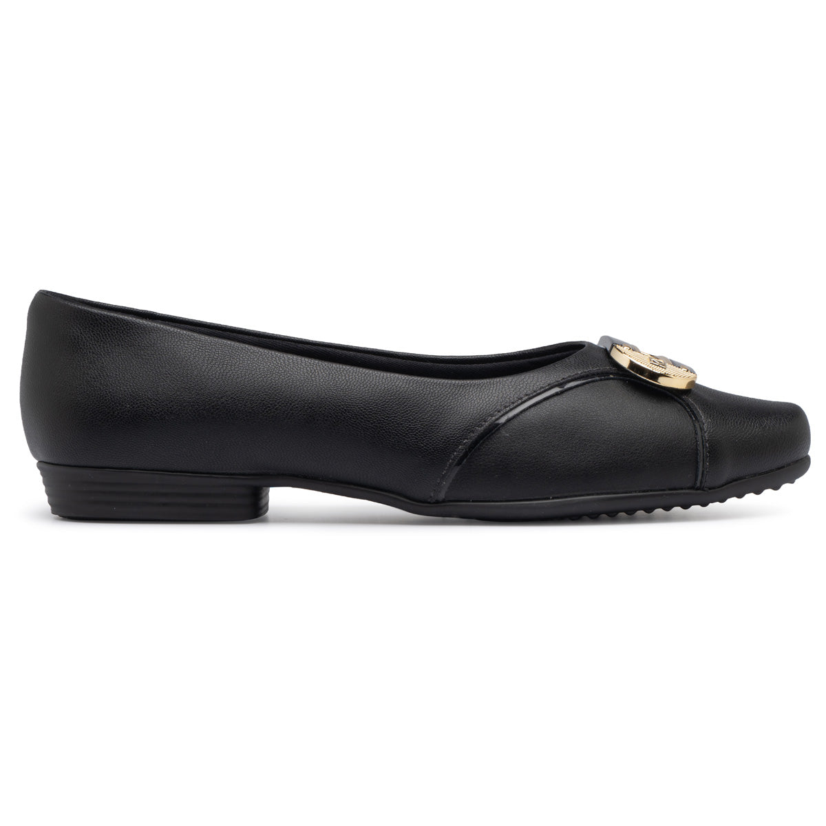 Zapato Raquel Negro/Dorado