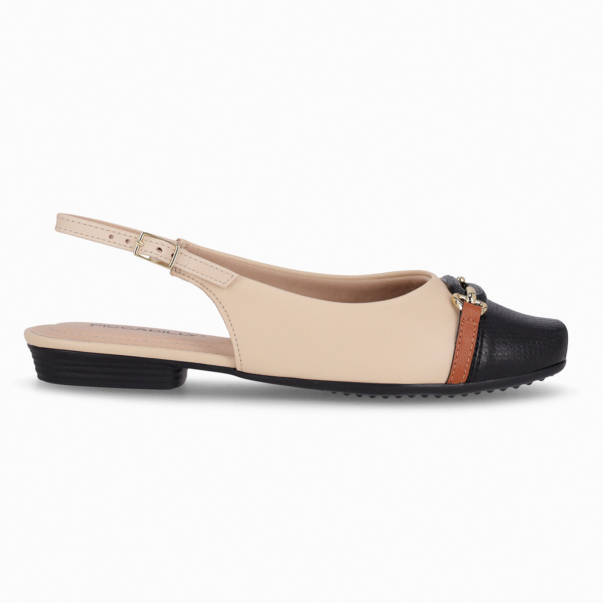 Ballerina Raquel Nude/Negro 517