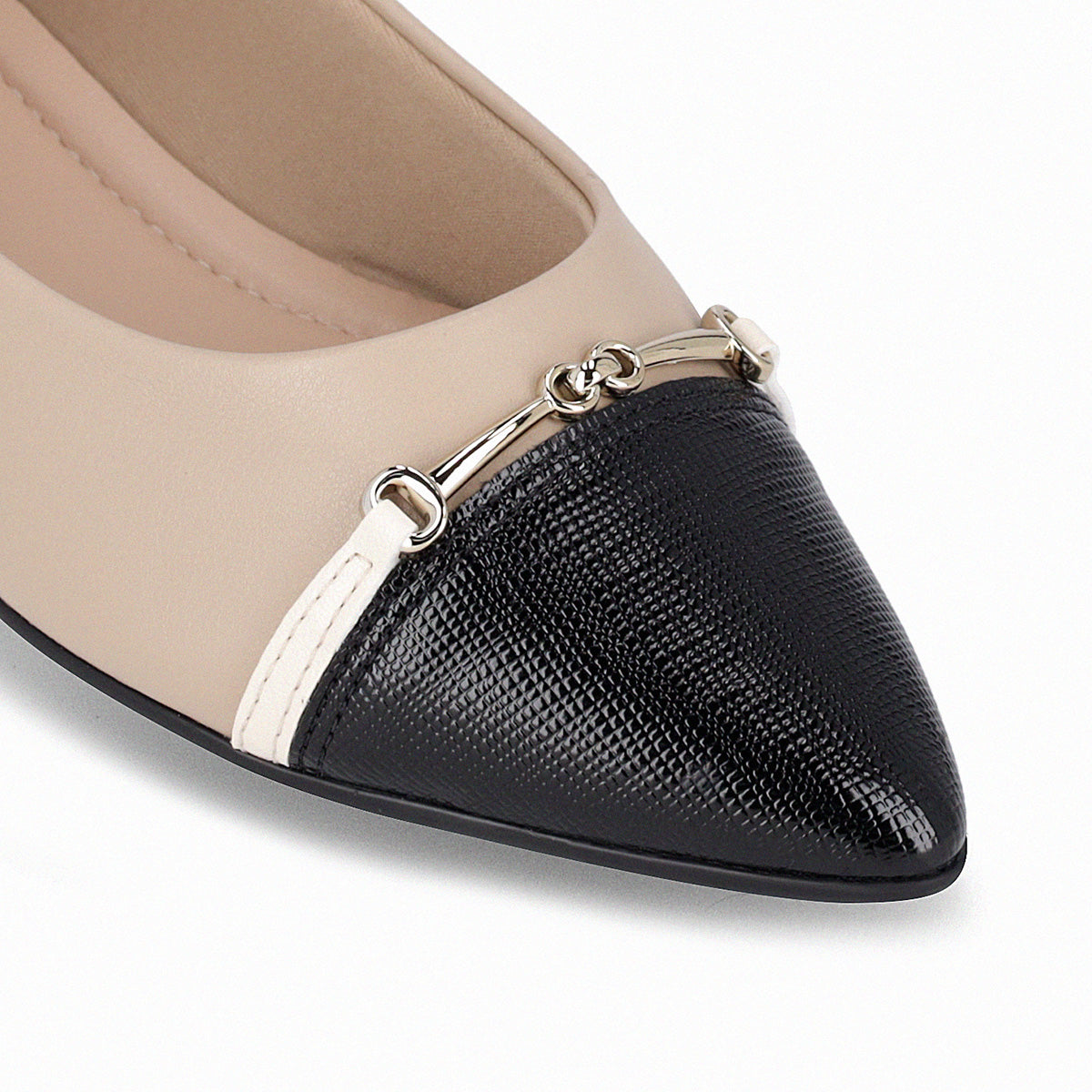 Zapato Ana Negro/Marfil 629