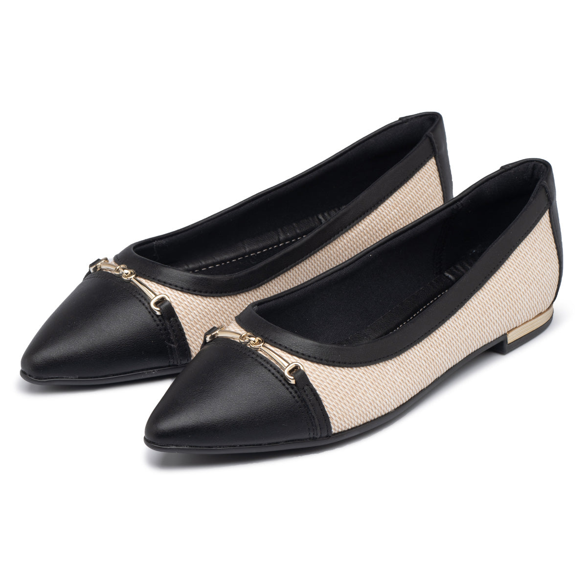 Zapato Ana Raices Negro/Blanco