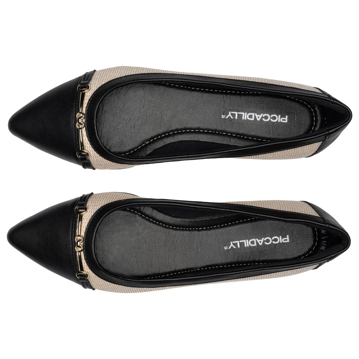 Zapato Ana Raices Negro/Blanco