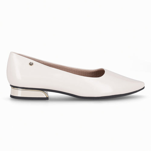 Zapato Silvia Crema/Charol