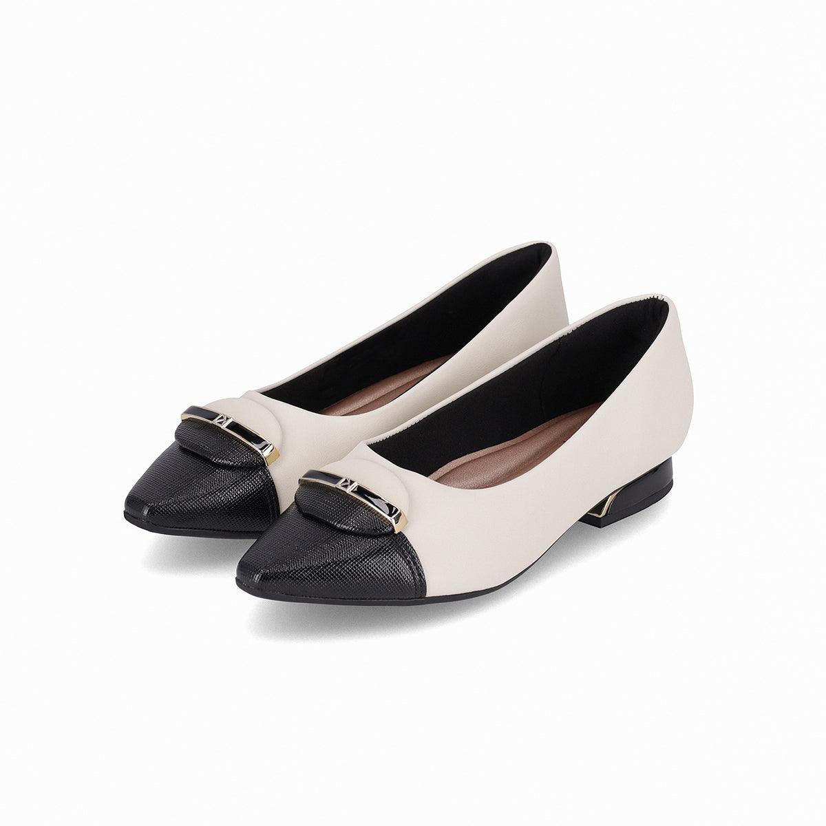 Zapato Silvia 75 Blanco/Negro