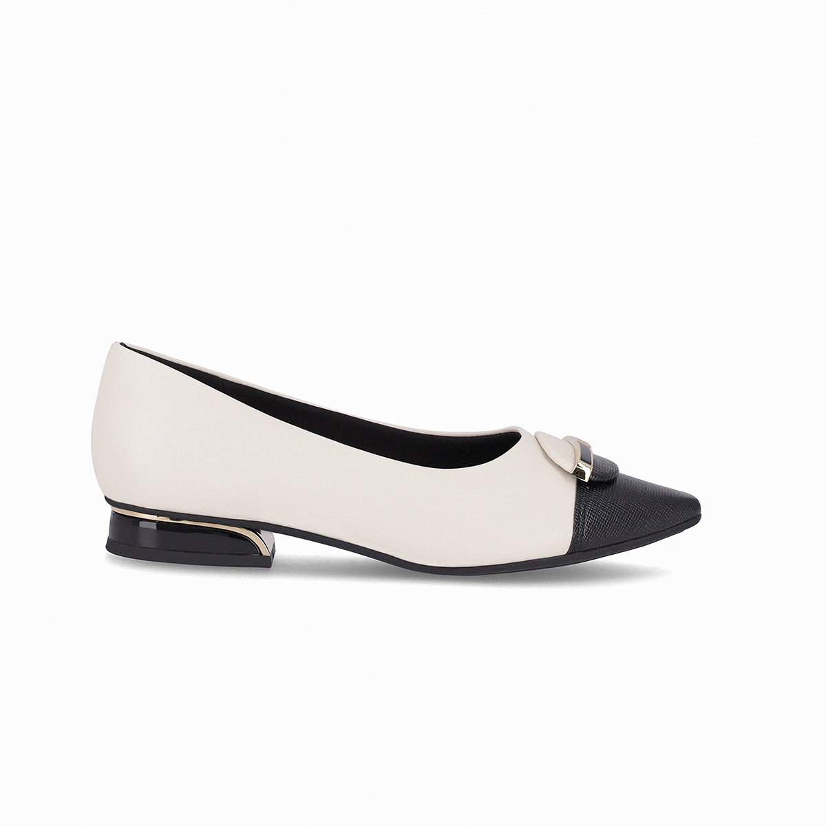 Zapato Silvia 75 Blanco/Negro