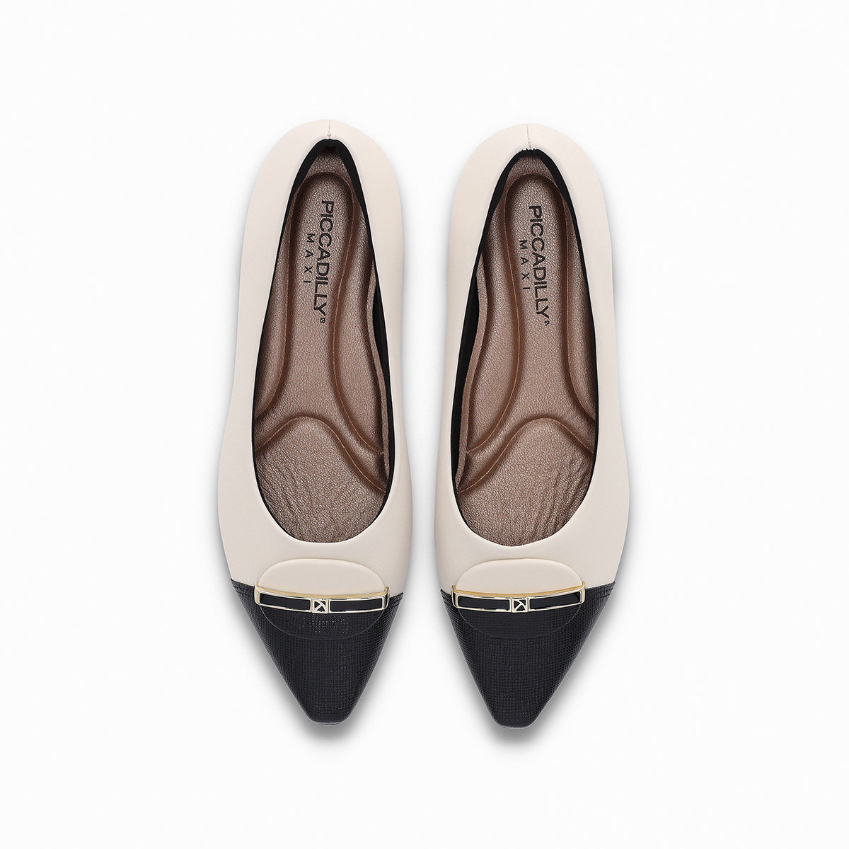 Zapato Silvia 75 Blanco/Negro