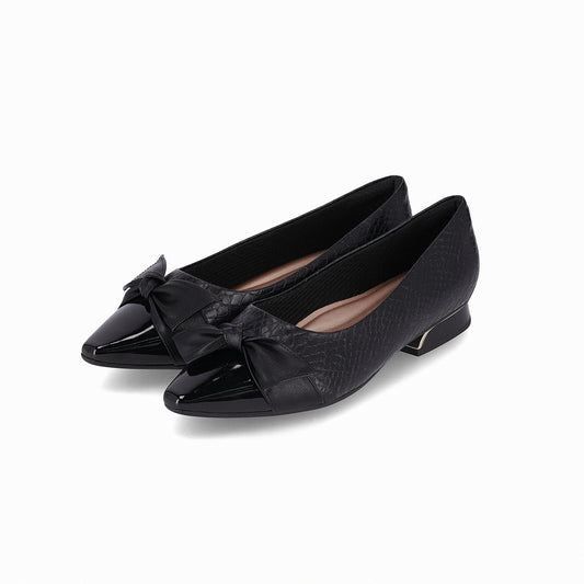 Zapato Silvia/Moño Negro Piccadilly