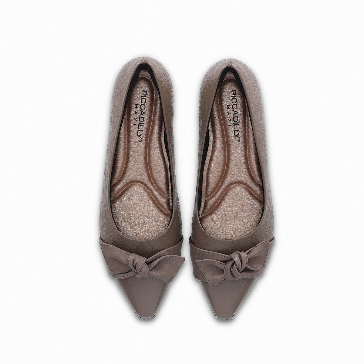 Zapato Silvia/Moño Taupe