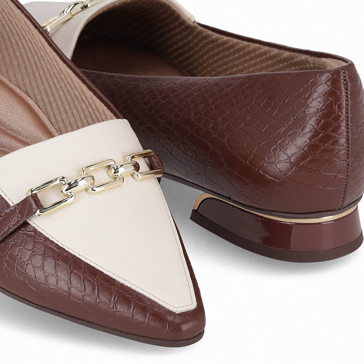 Zapato Silvia Chocolate/Natutal