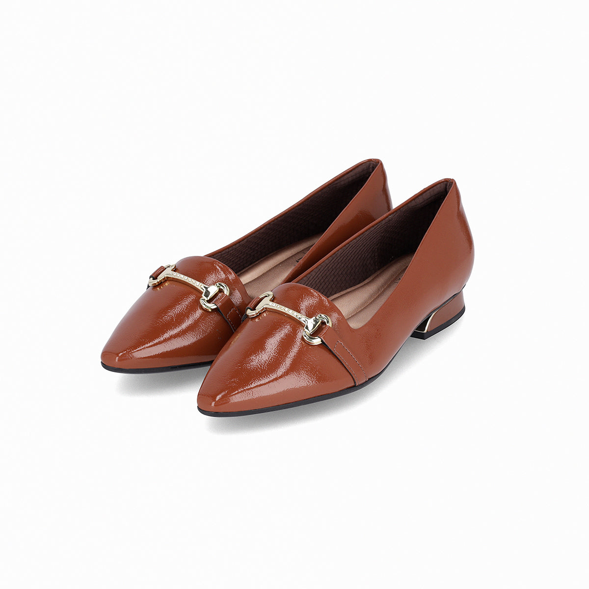 Zapato Silvia 910 Caramelo/Dorado