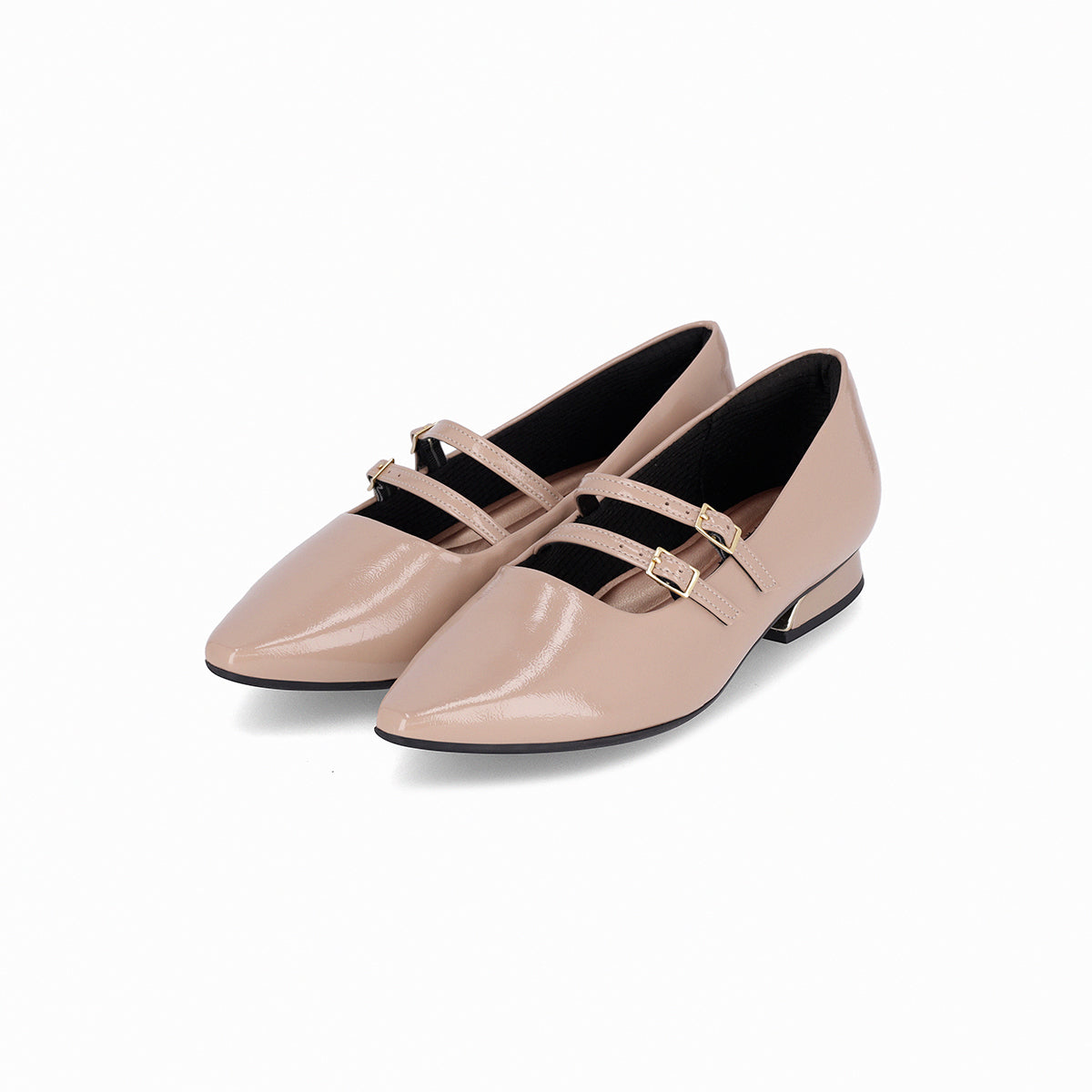 Zapato Silvia 911 Nude/Hebilla