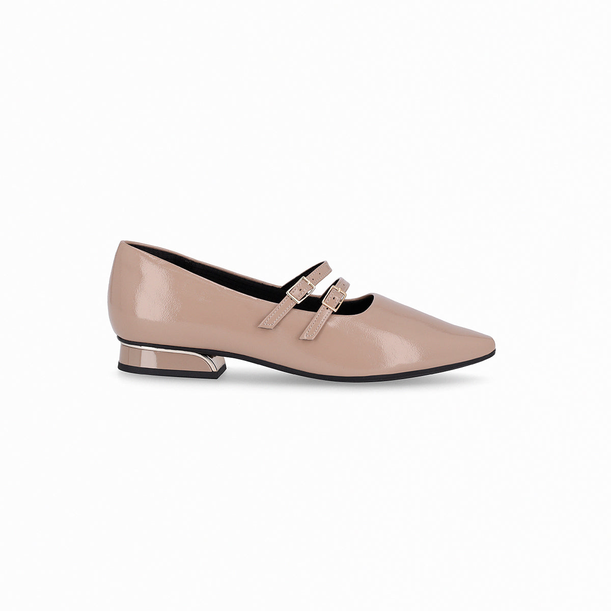 Zapato Silvia 911 Nude/Hebilla
