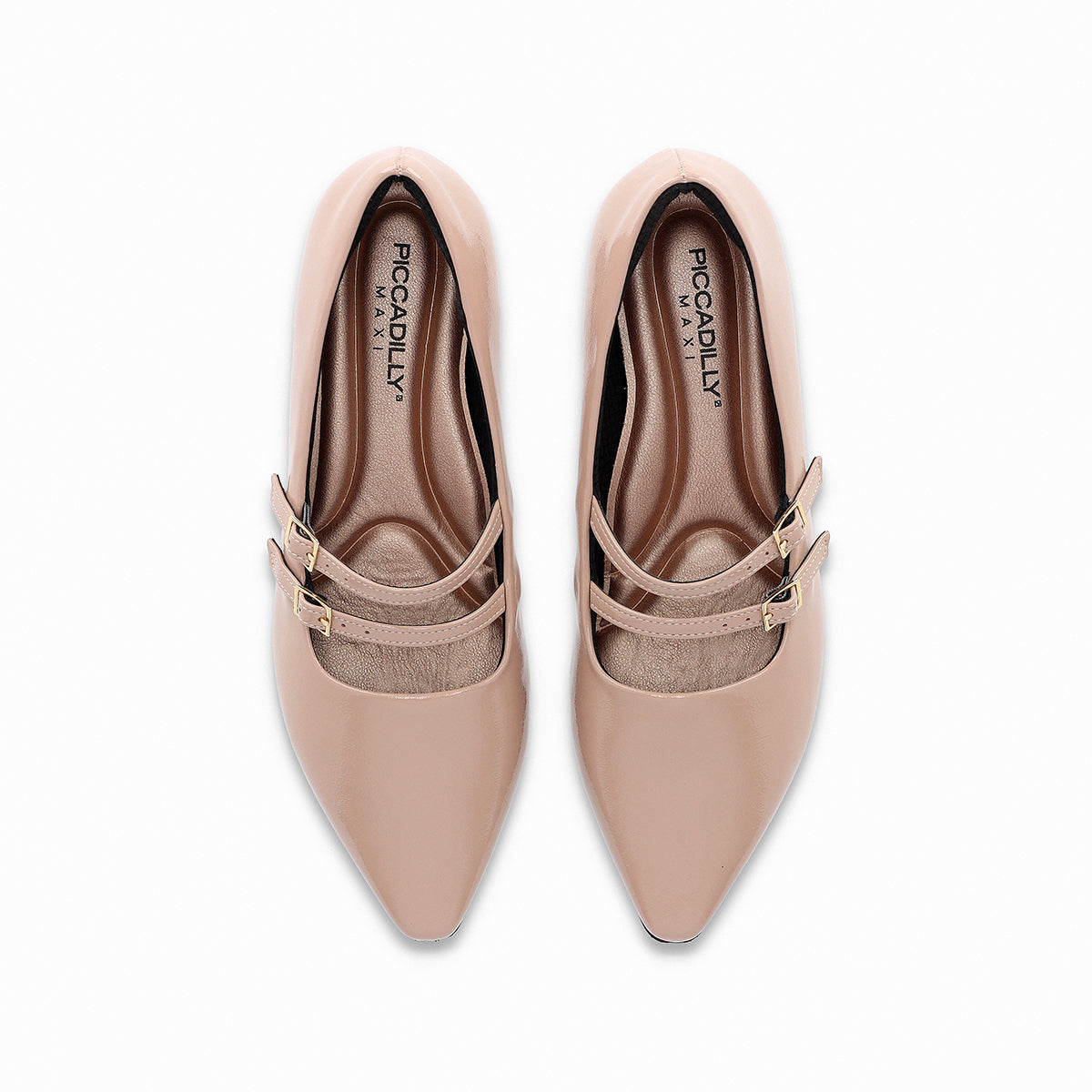 Zapato Silvia 911 Nude/Hebilla