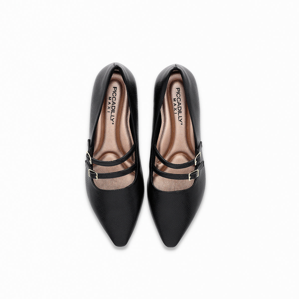 Zapato Silvia 911 Negro/Hebilla