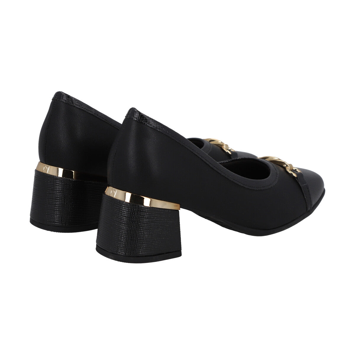 Zapato Estela Negro/Dorado