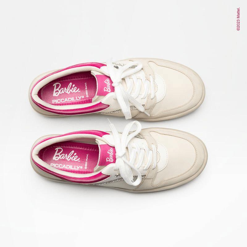 Zapatilla Barbie Rosa/Beige