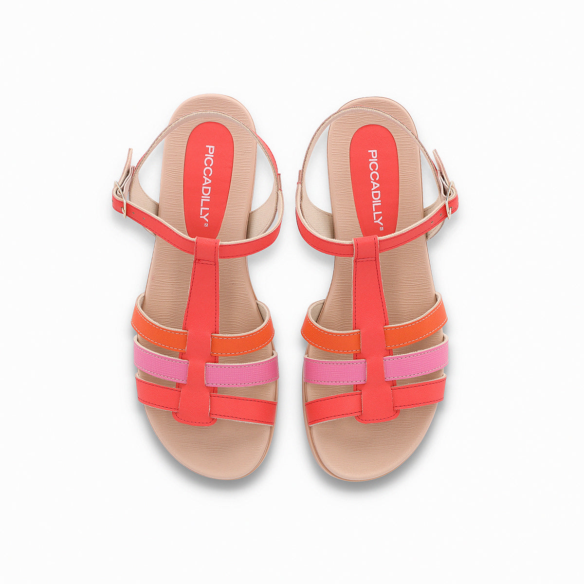 Sandalia Mari Naranaja/Rosa